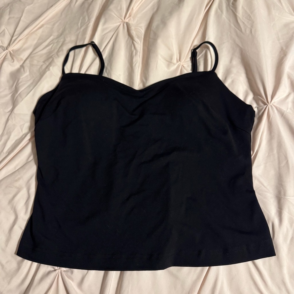 Princess Polly Black Fitted Camisole Top
